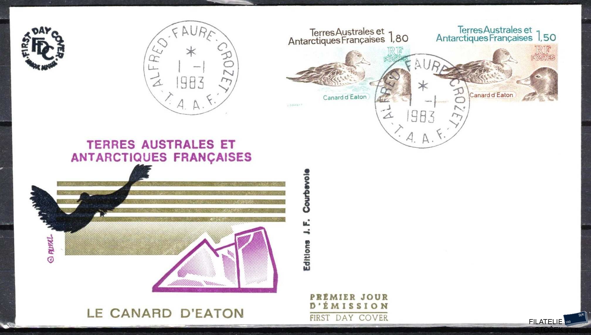 Antarktida francouzská známky Mi 0172-3 razítko Iles Crozet