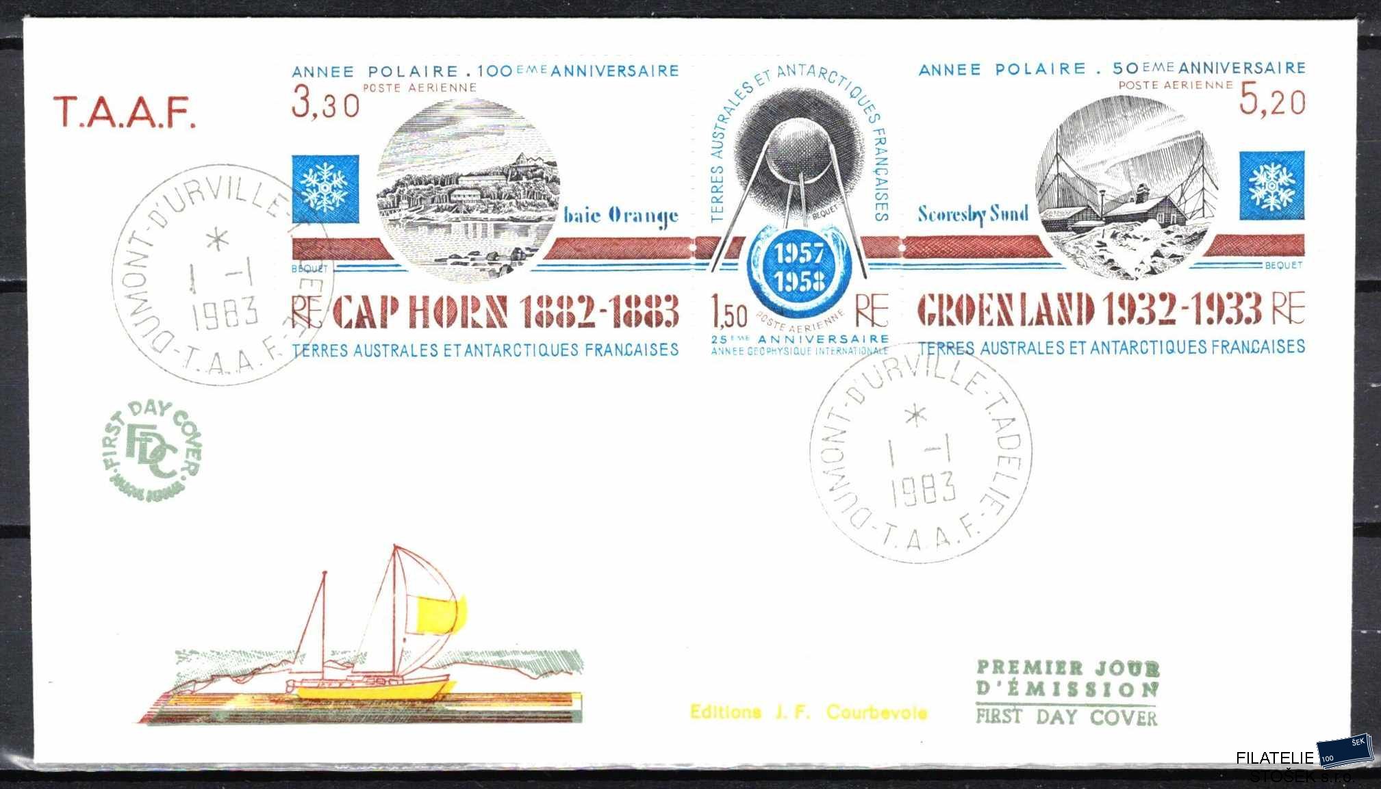 Antarktida francouzská známky Mi 0177-9 razítko Terre Adélie