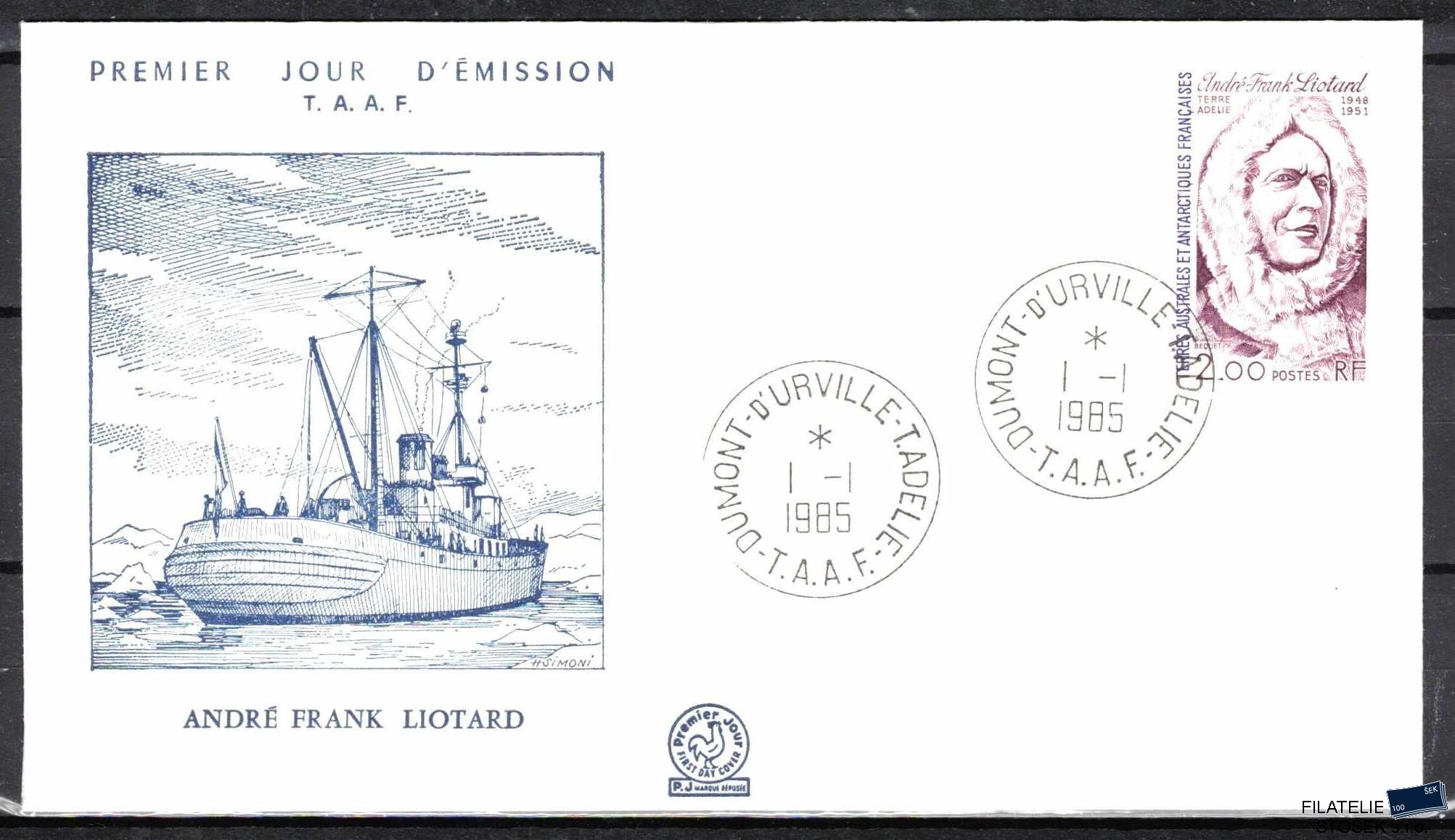 Antarktida francouzská známky Mi 0202 razítko Terre Adélie