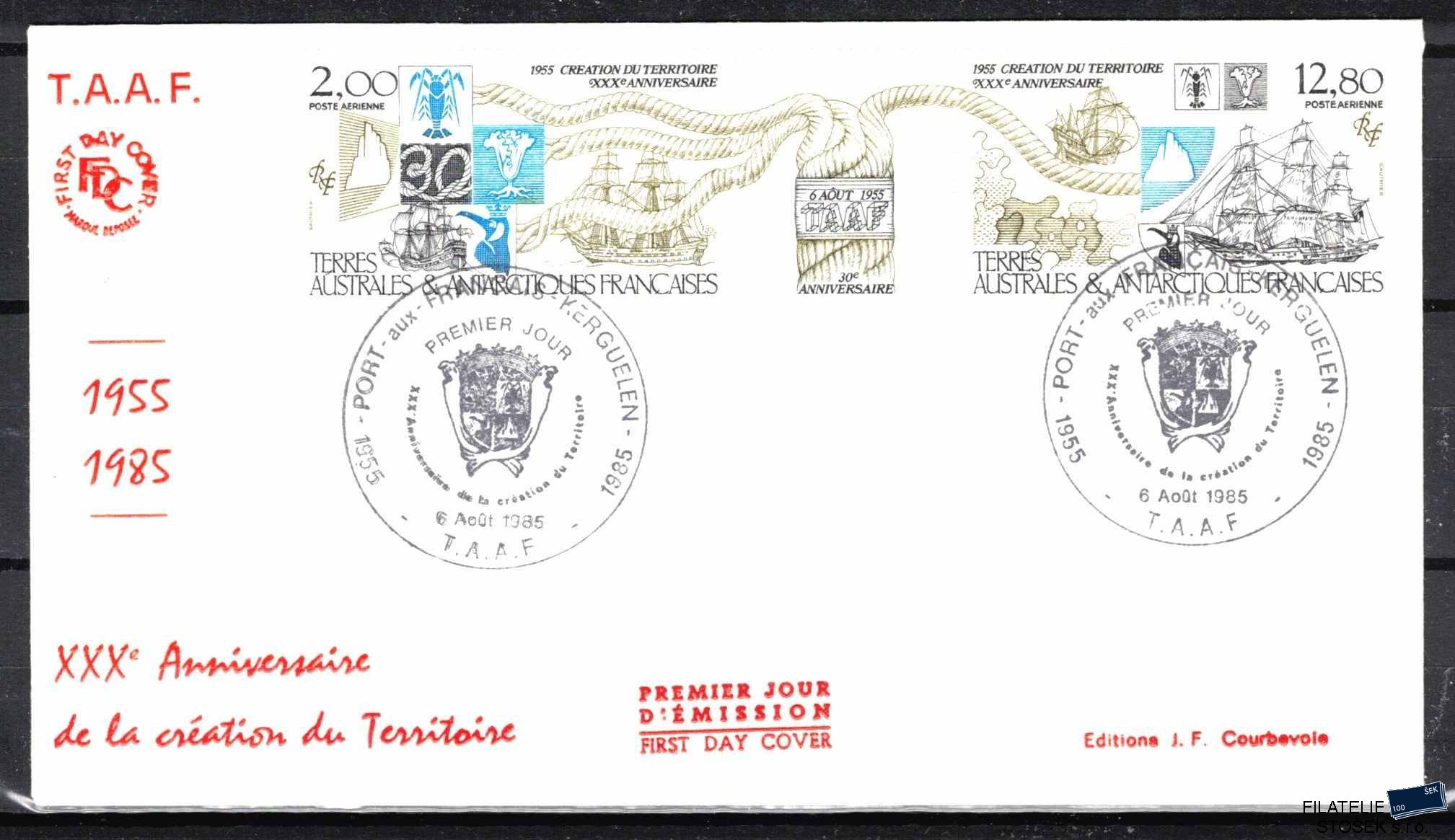 Antarktida francouzská známky Mi 0206-7 razítko Iles Kergeulen