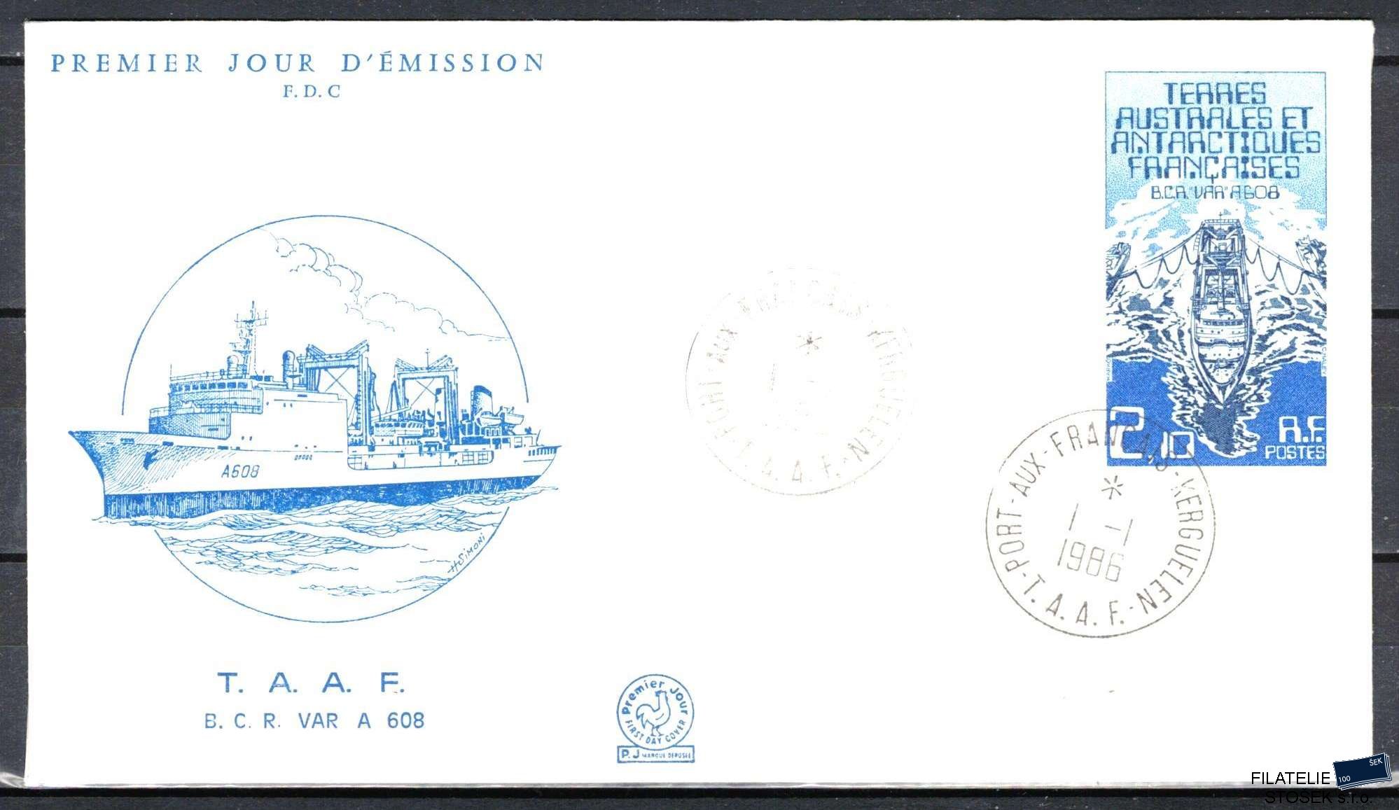 Antarktida francouzská známky Mi 0212 razítko Iles Kergeulen