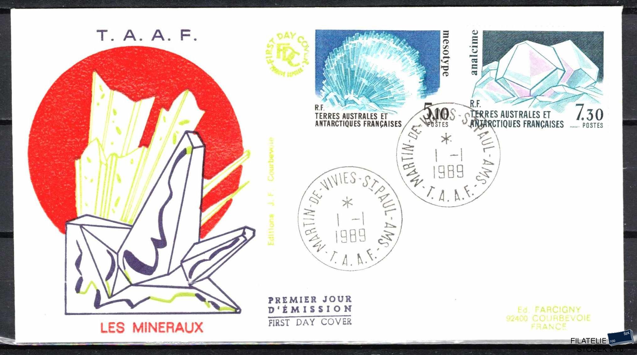 Antarktida francouzská známky Mi 0245-6 razítko Iles St.Paul et Amsterdam