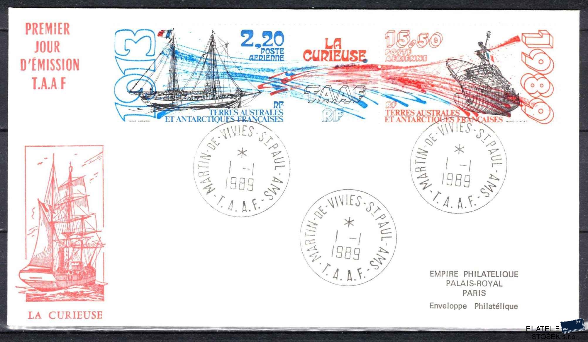 Antarktida francouzská známky Mi 0252-3 razítko Iles St.Paul et Amsterdam
