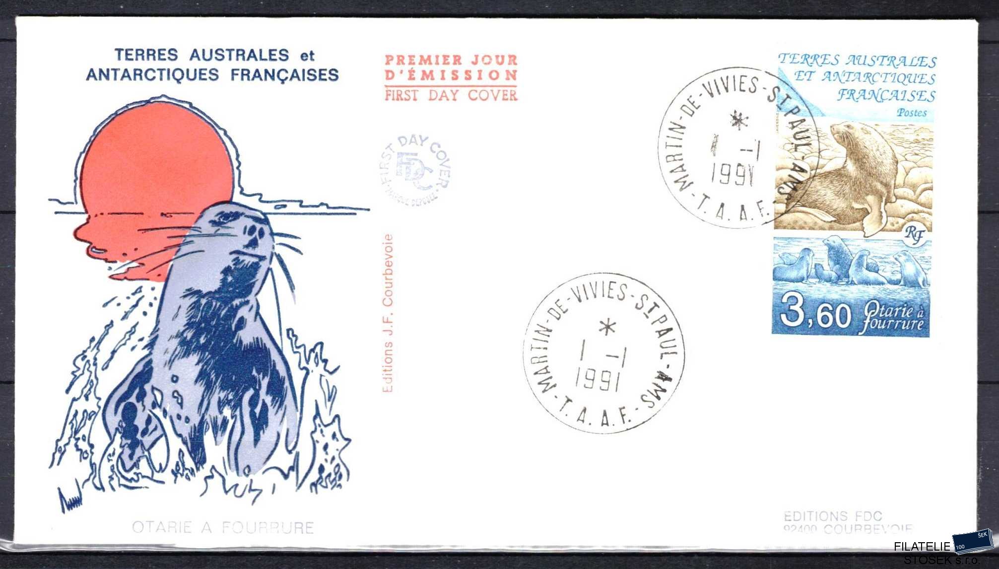 Antarktida francouzská známky Mi 0274 razítko Iles St.Paul et Amsterdam