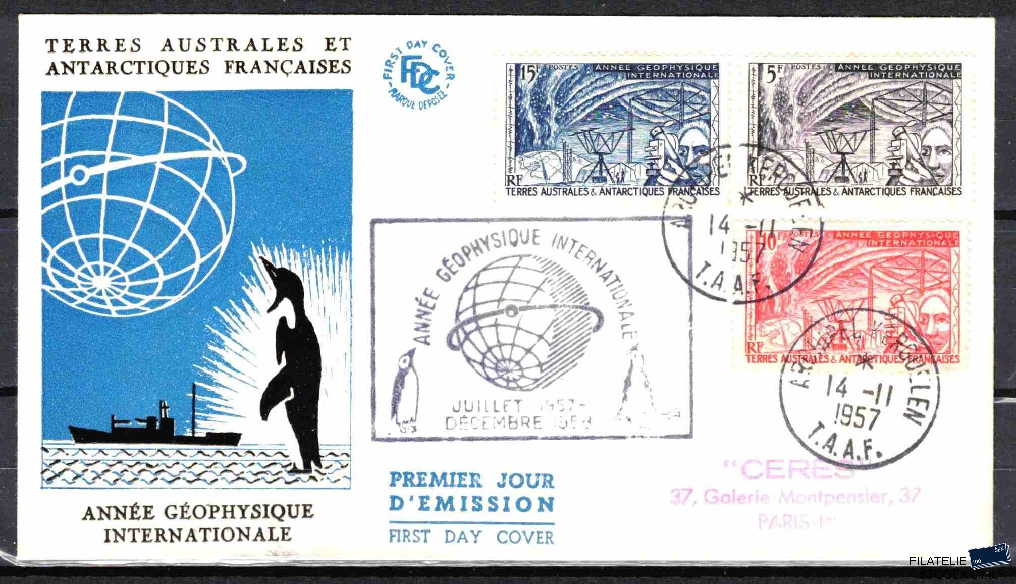 Antarktida francouzská známky Mi 0010-2 razítko Iles Kerguelen