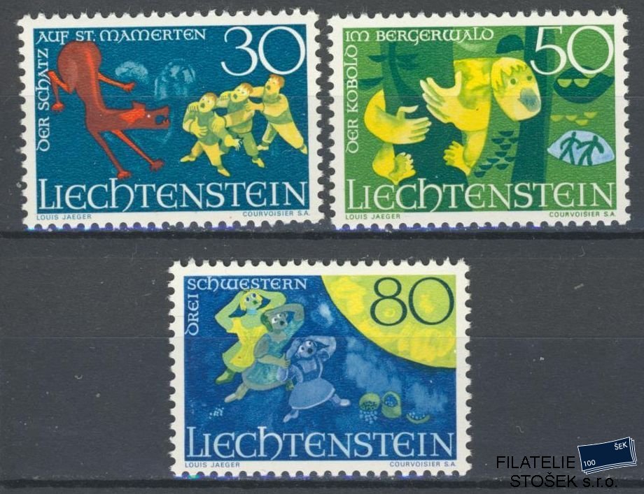 Liechtenstein známky Mi 497-9