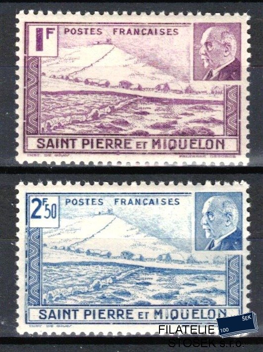 S.P.M. známky 1941 Marechal Petain
