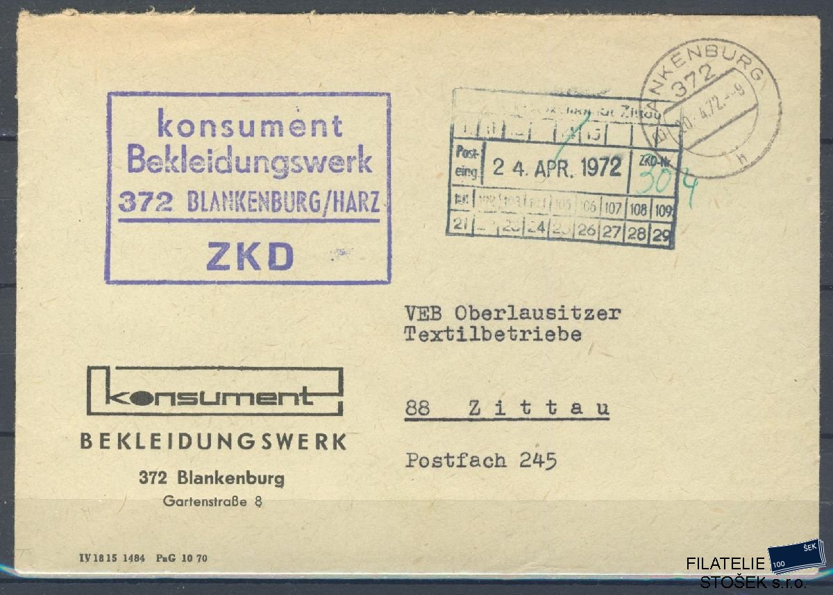 NDR celistvosti ZKD - Blankenburg