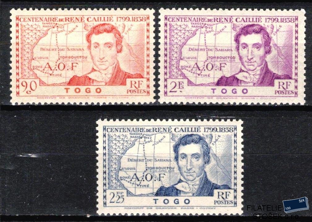 Togo známky 1939 René Caillé