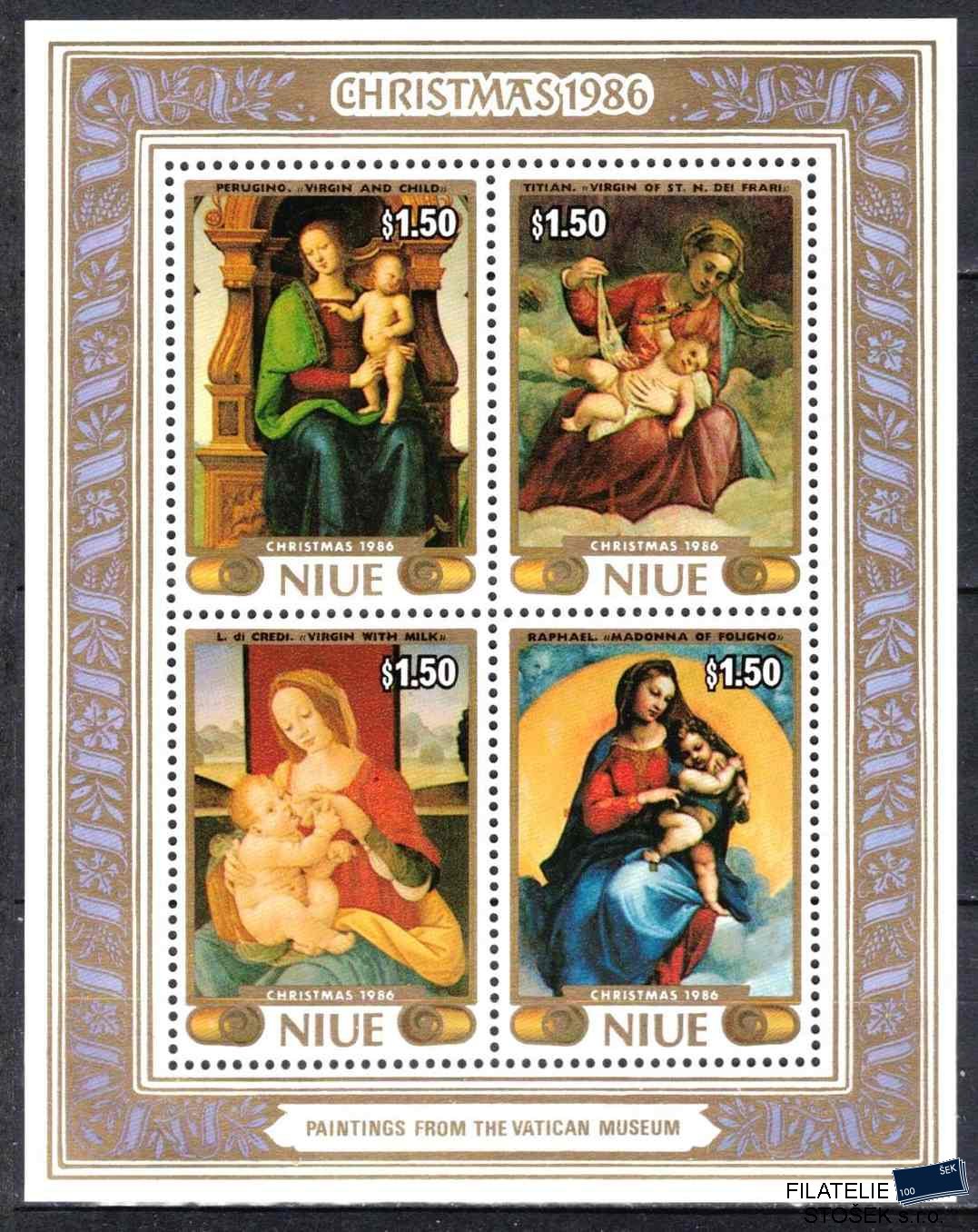 Niue známky Mi 0685-8 - Bl.105