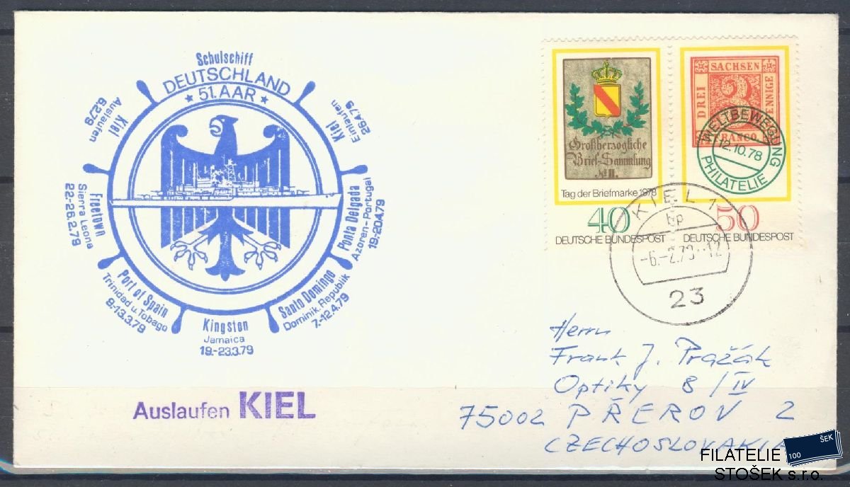 Lodní pošta celistvosti - Deutsche Schifpost - Deutschland