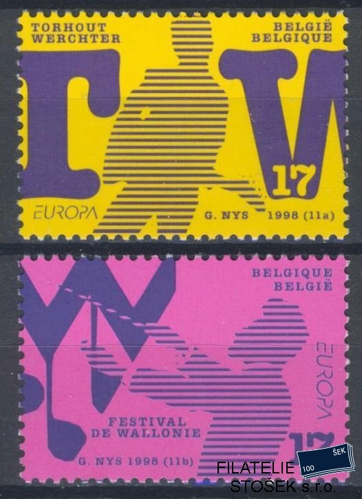 Belgie známky Mi 2810-11