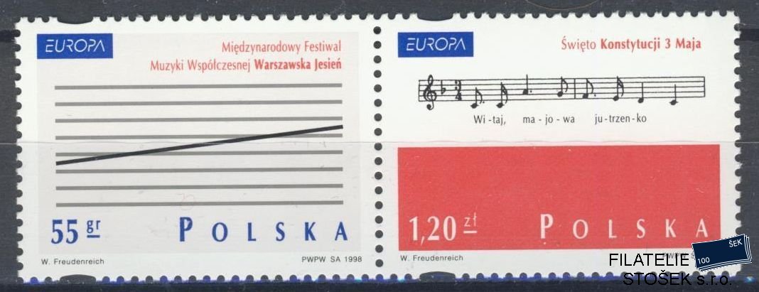 Polsko známky Mi 3714-5