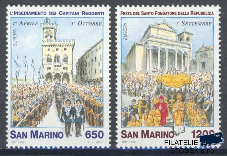 San Marino známky Mi 1774-5