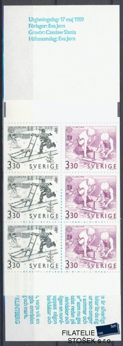 Švédsko známky Mi 1550-1 MH