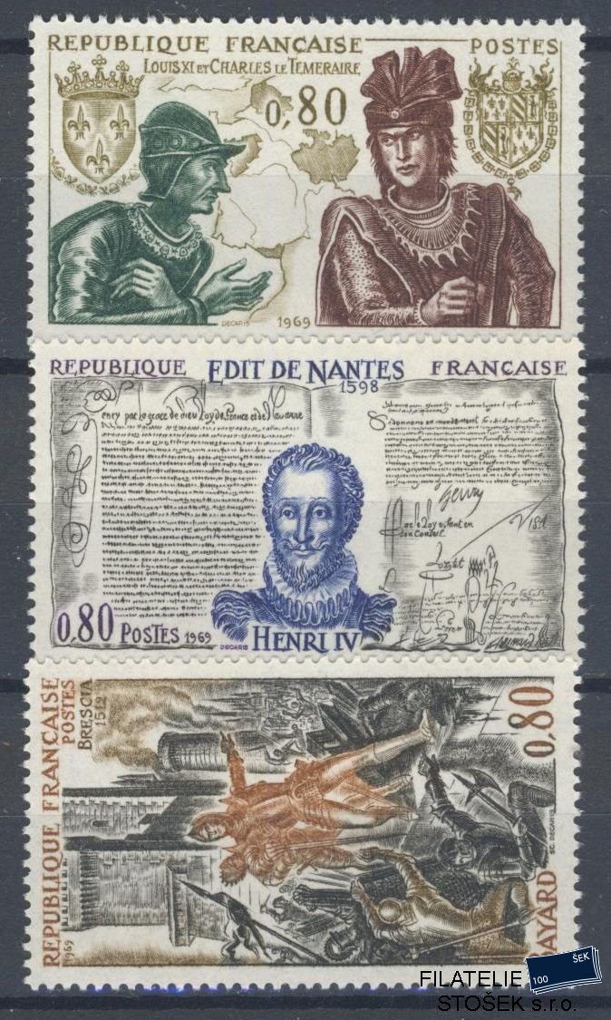 Francie známky Mi 1688-90