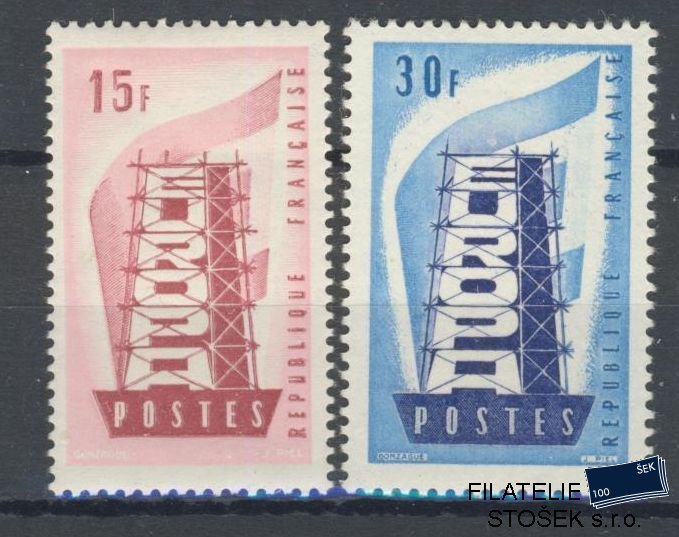 Francie známky Mi 1104-5