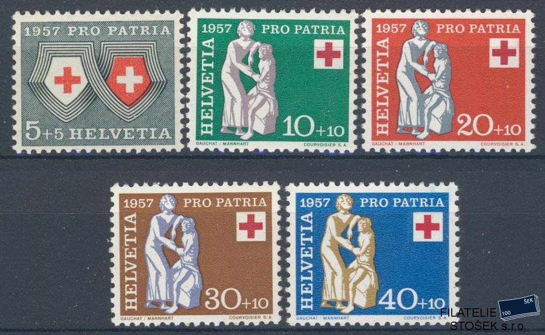 Švýcarsko známky Mi 641-45