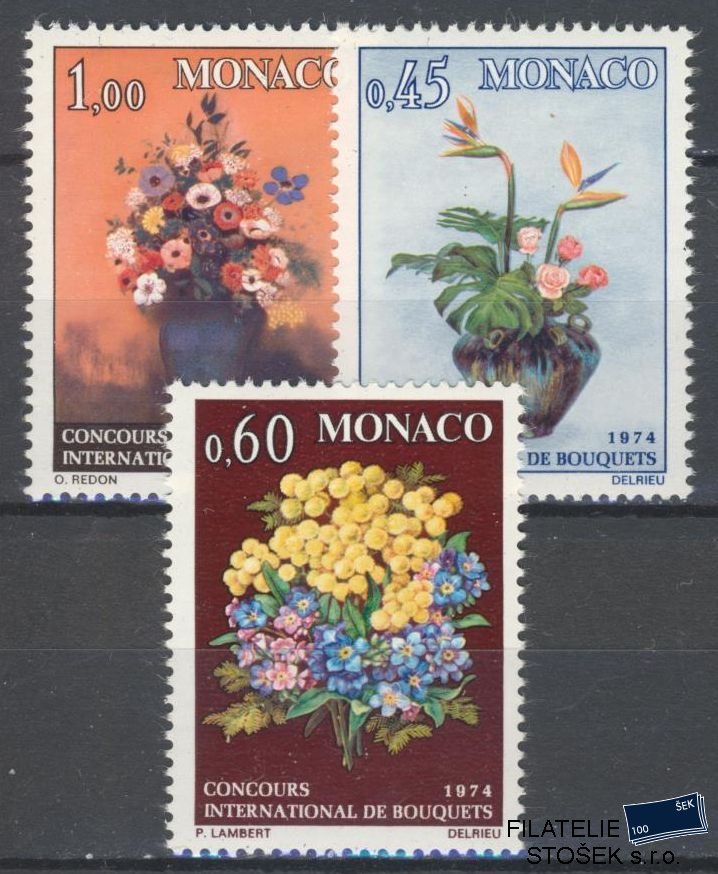 Monako známky Mi 1104-6