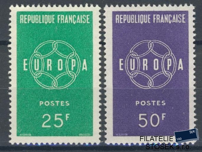 Francie známky Mi 1262-63