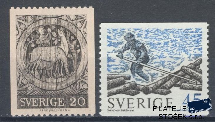 Švédsko známky Mi 665-66