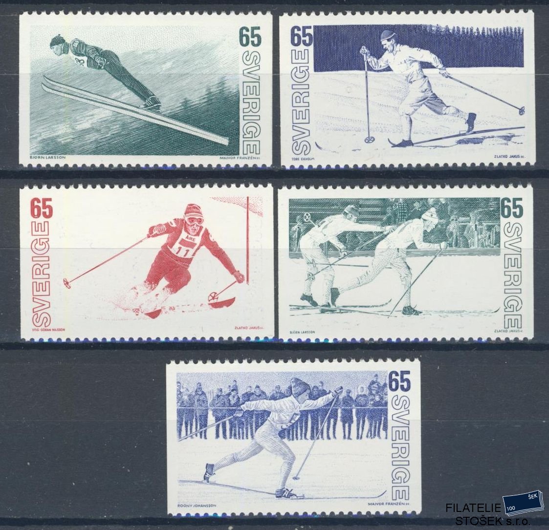 Švédsko známky Mi 836-40