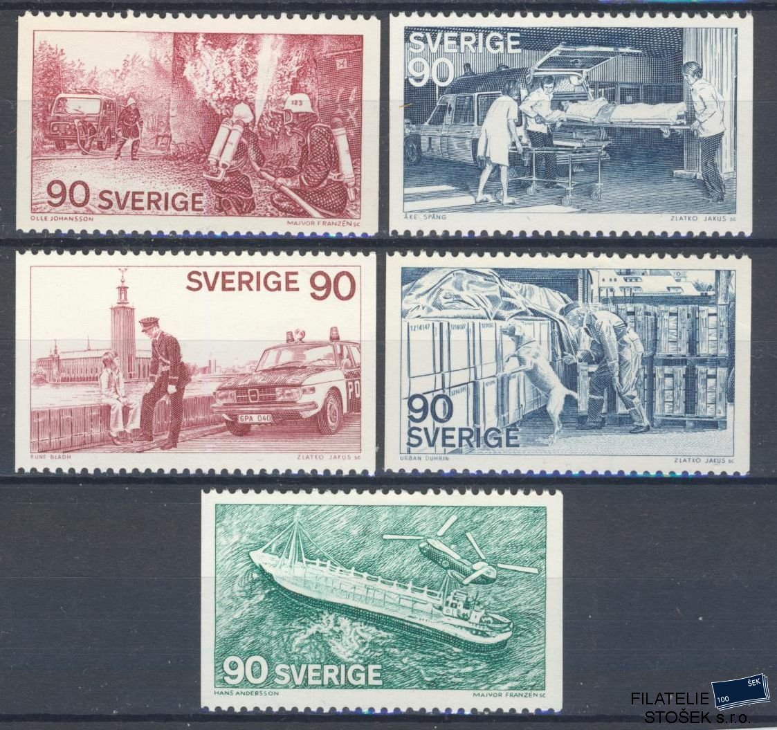 Švédsko známky Mi 913-17