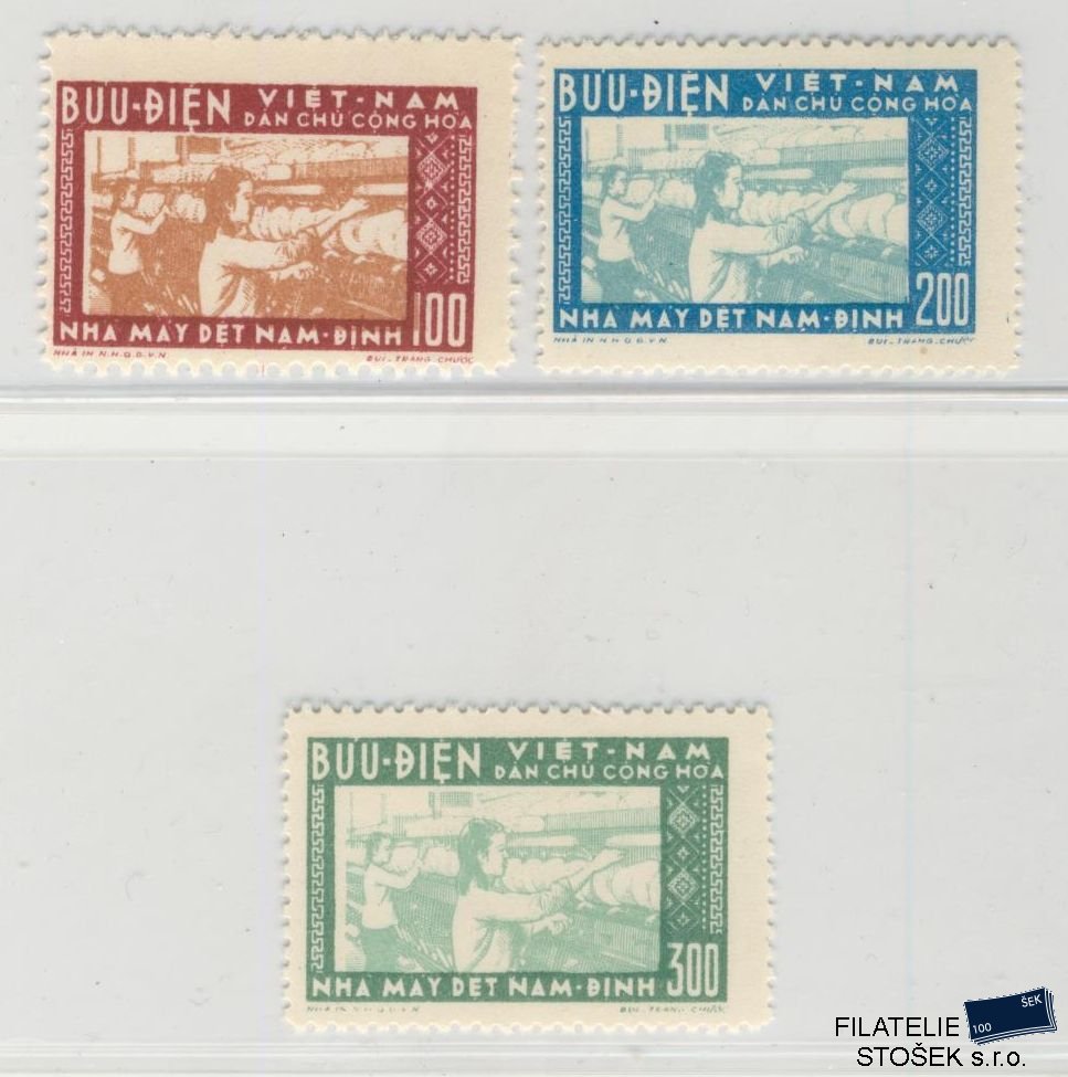 Vietnam známky Mi 54-56