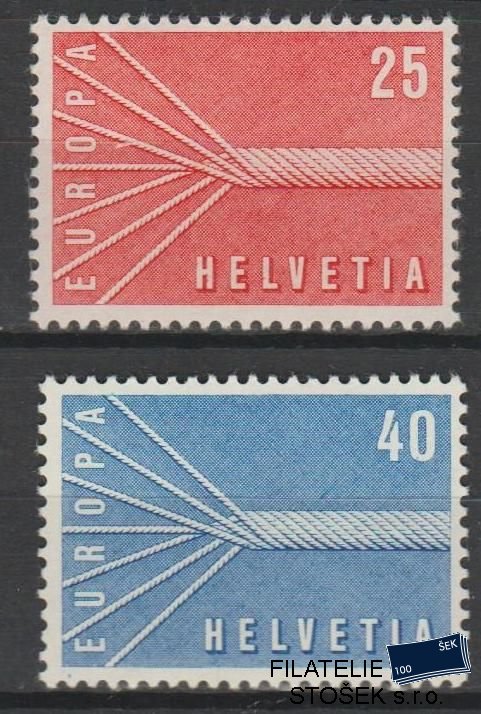 Švýcarsko známky Mi 646-47