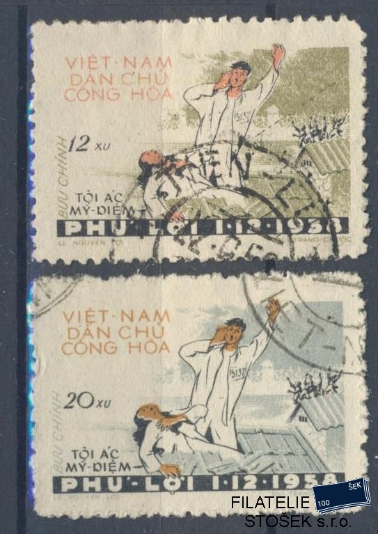 Vietnam známky Mi 100-101