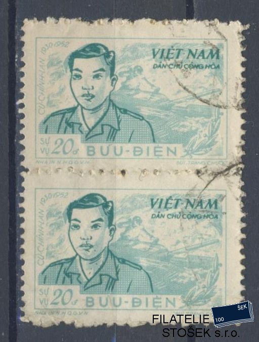 Vietnam známky Mi D 10 2 Páska