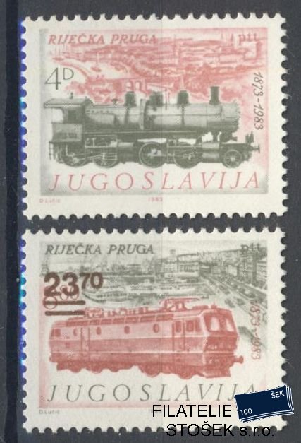 Jugoslávie známky Mi 1981-82
