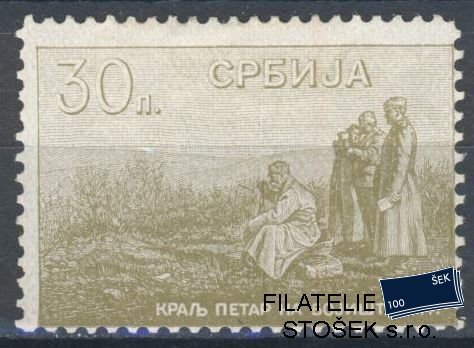 Srbsko známky Mi 131 IV