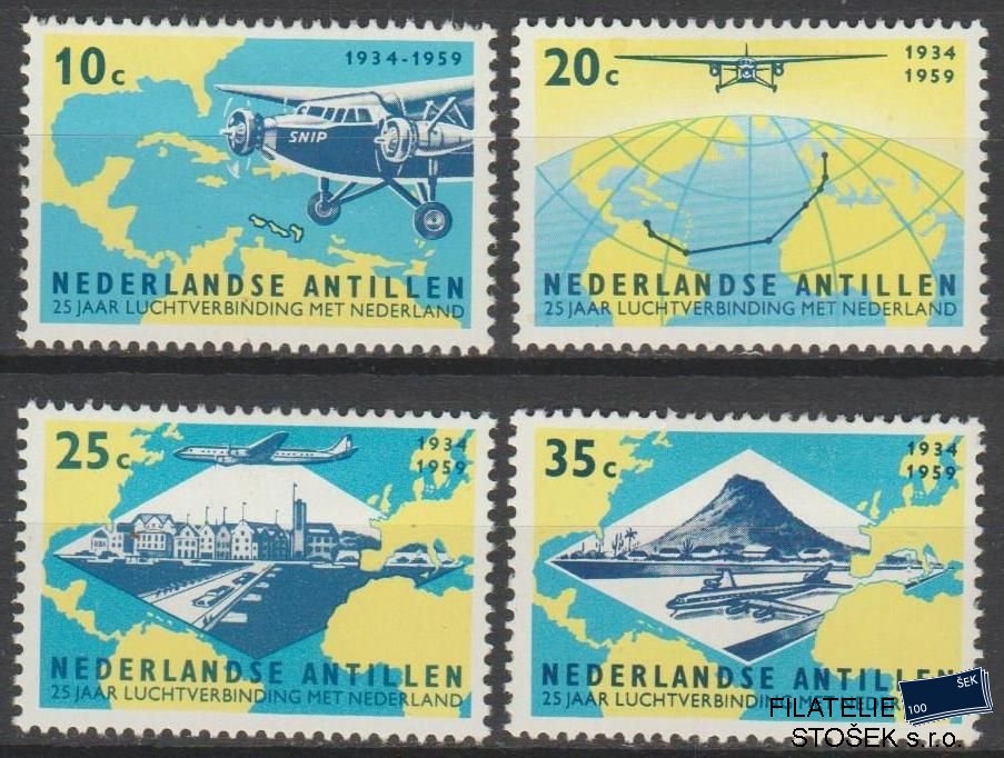 Nederlandse Antillen známky Mi 102-105