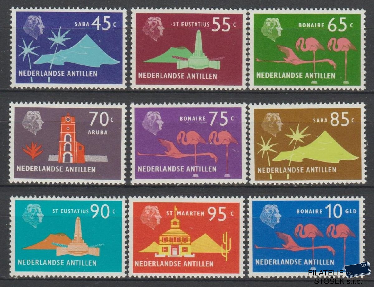 Nederlandse Antillen známky Mi 254-62