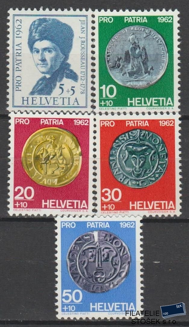 Švýcarsko známky Mi 751-55