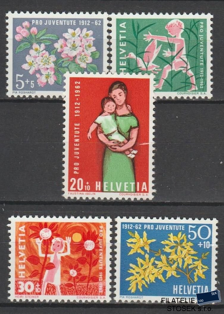 Švýcarsko známky Mi 758-62