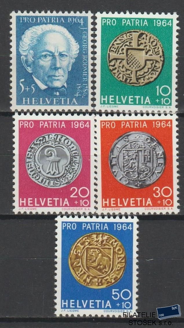 Švýcarsko známky Mi 795-99