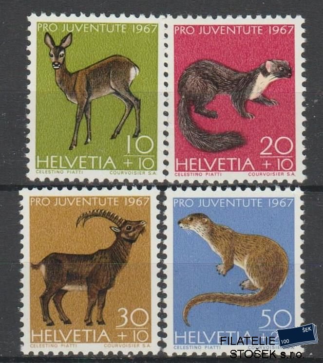 Švýcarsko známky Mi 866-69