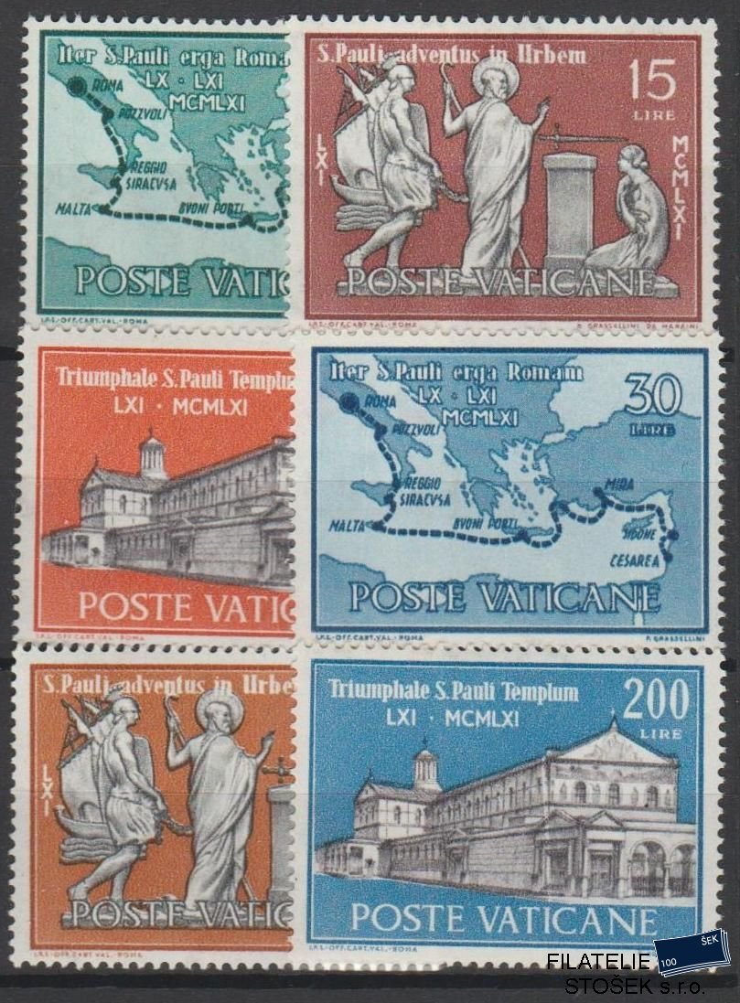 Vatikán známky Mi 369-74