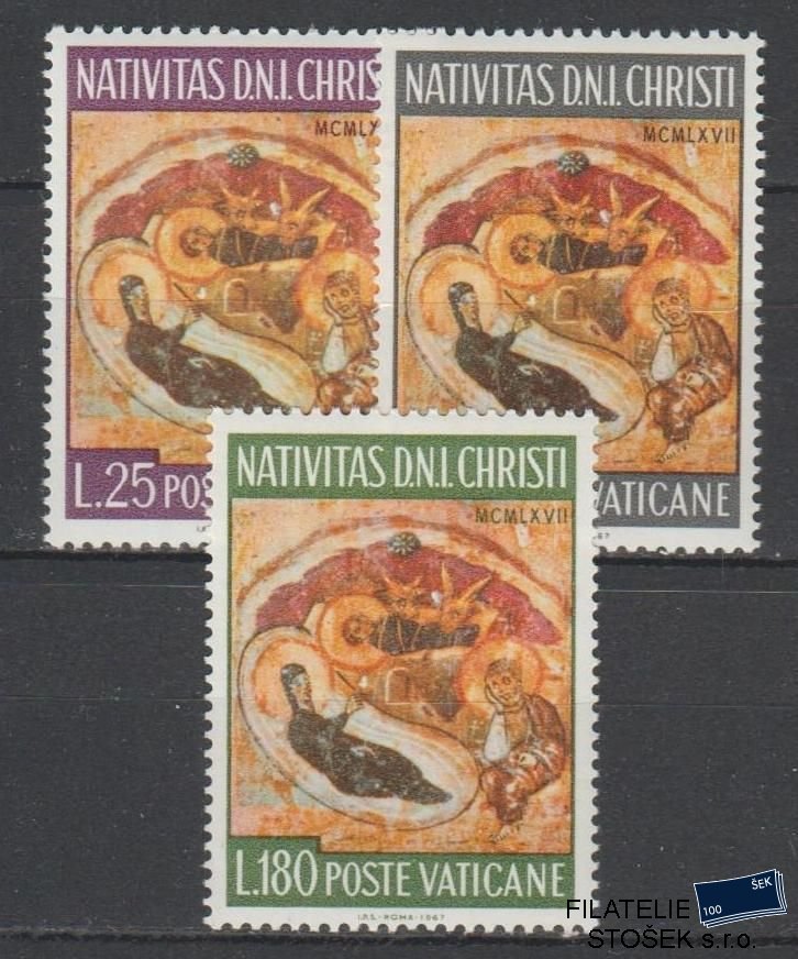 Vatikán známky Mi 533-35