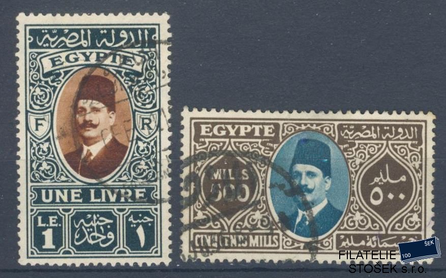 Egypt známky Mi 136-37