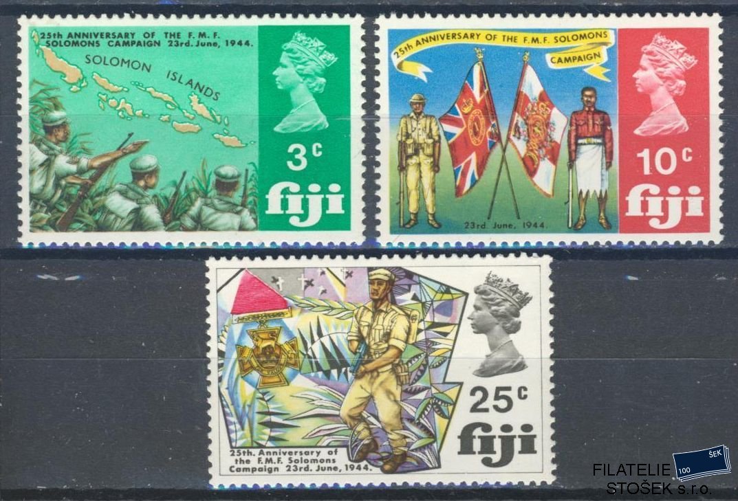 Fiji známky Mi 249-51