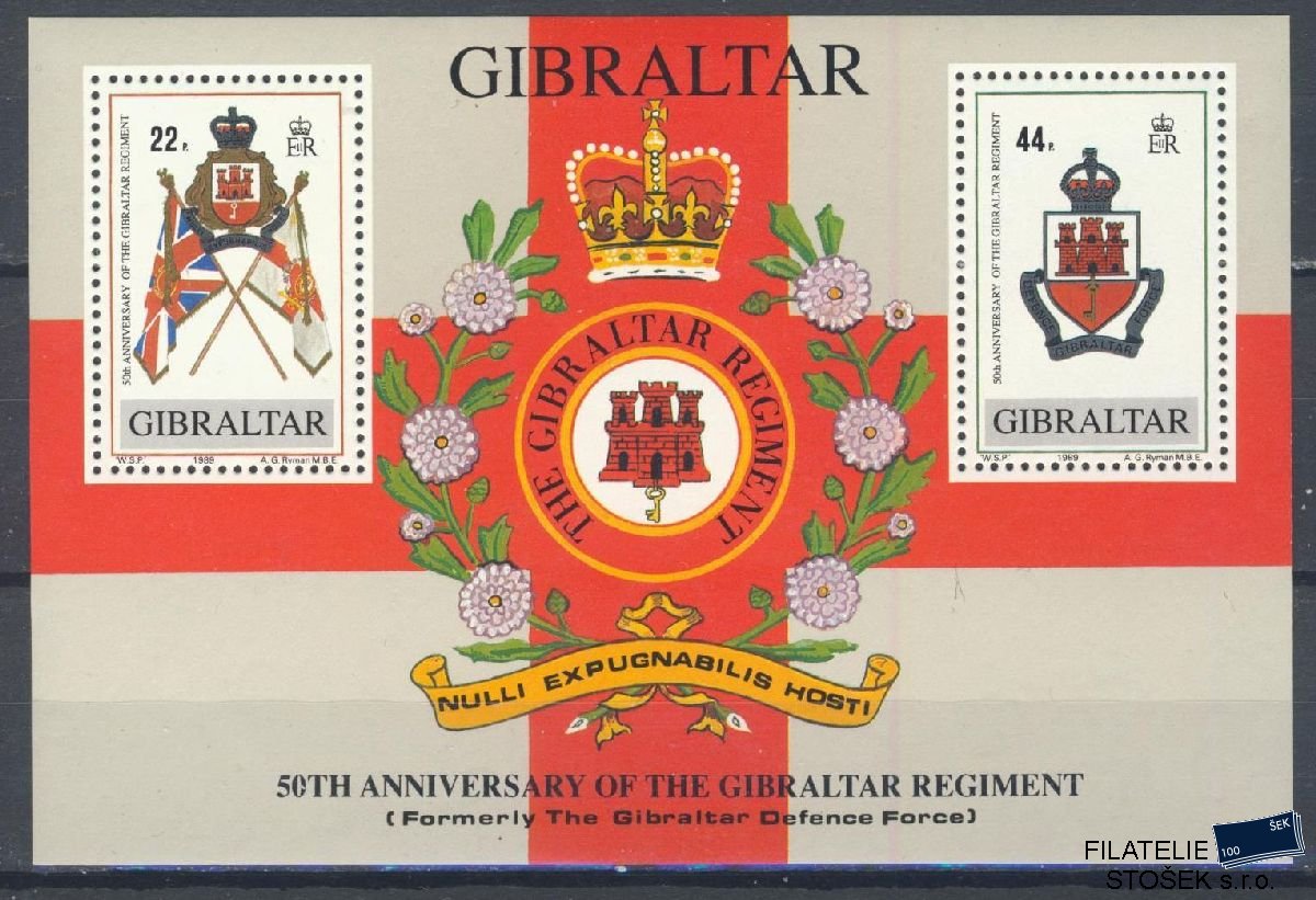 Gibraltar známky Mi Blok 12