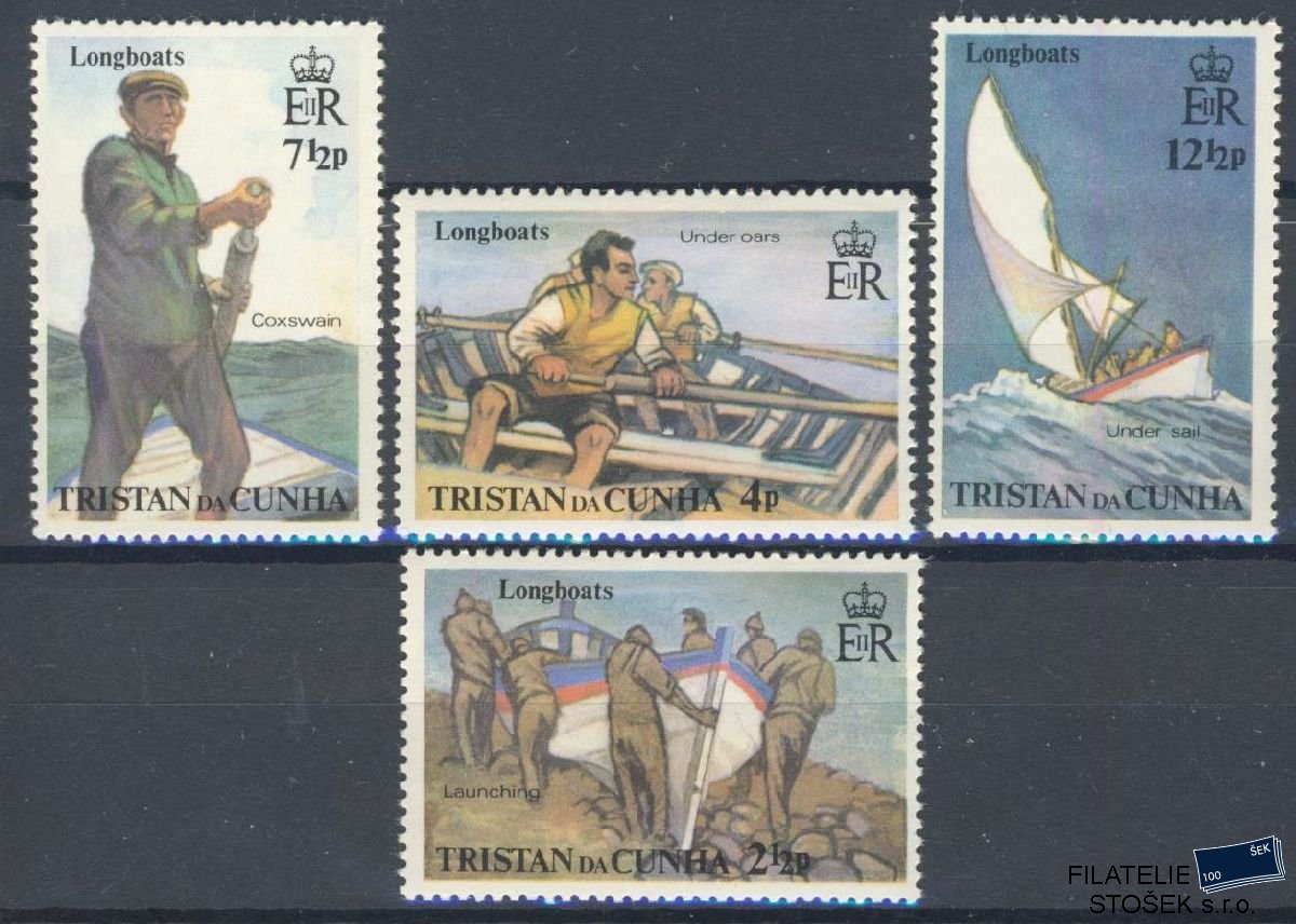 Tristan da Cunha známky Mi 174-77