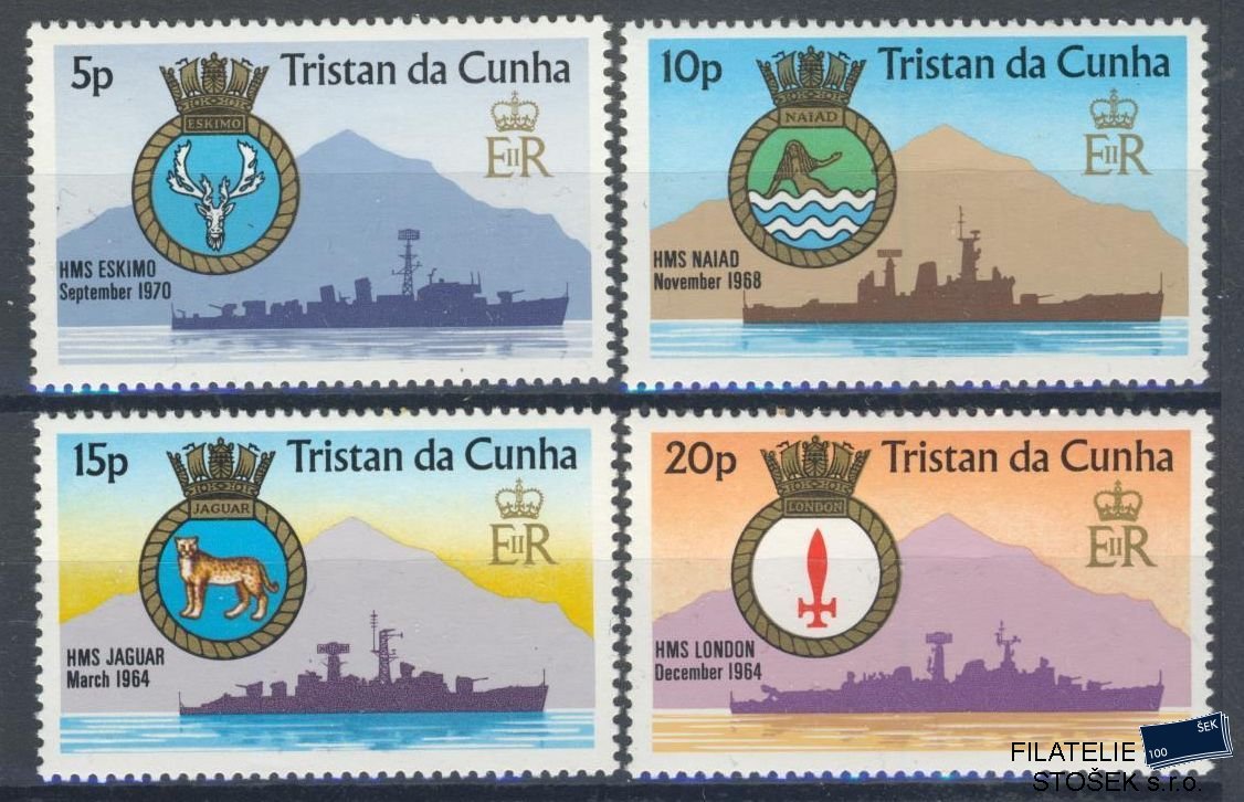 Tristan da Cunha známky Mi 216-19