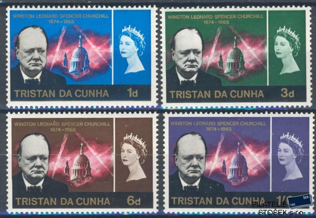 Tristan da Cunha známky Mi 92-95