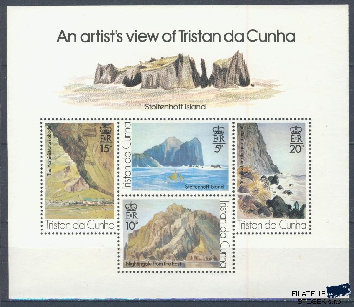 Tristan da Cunha známky Mi Blok 11