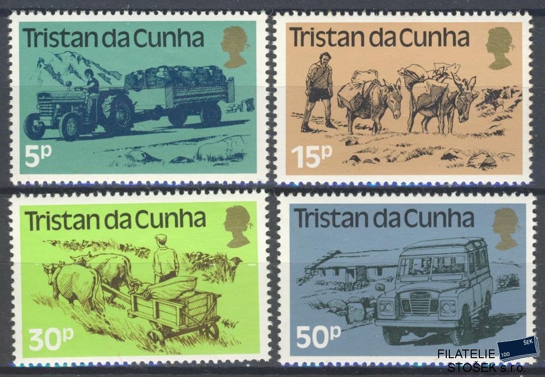 Tristan da Cunha známky Mi 341-44