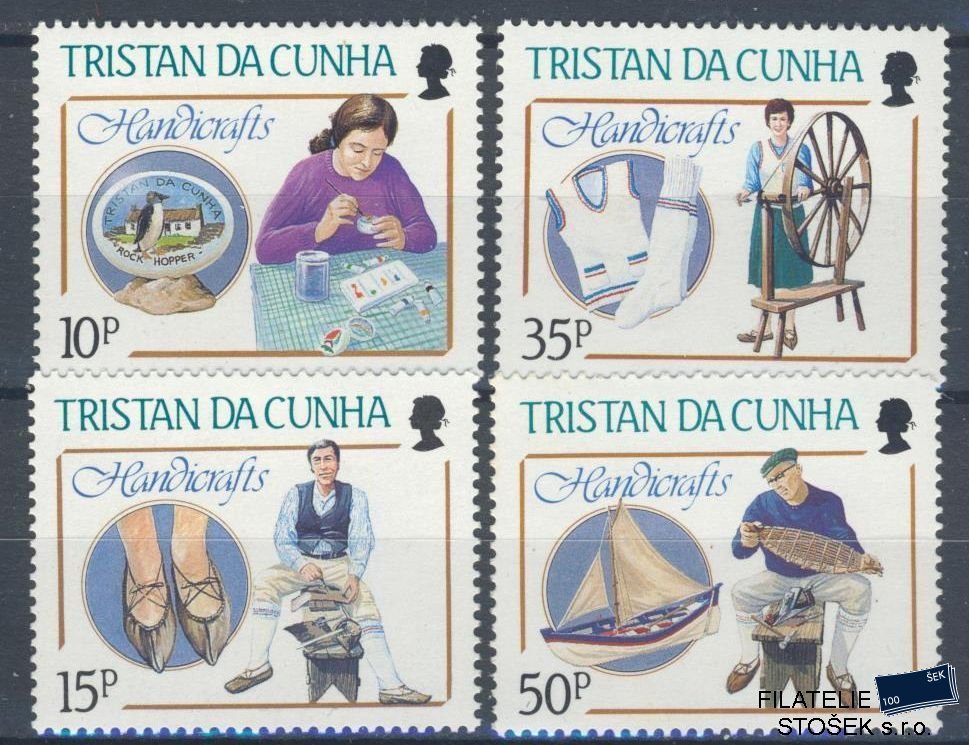 Tristan da Cunha známky Mi 443-46